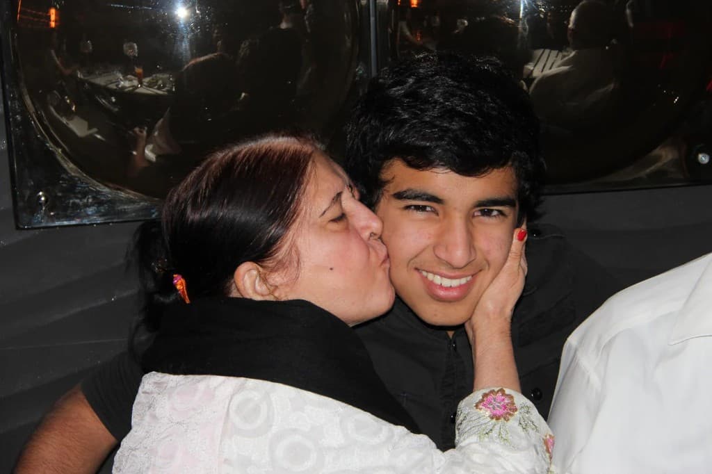 Mihir with his nani